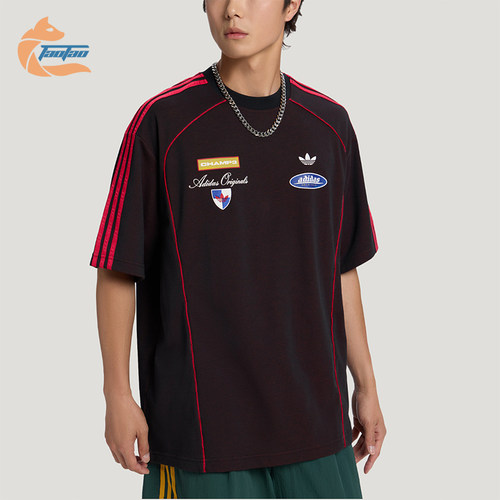 Adidas/阿迪达斯正品三叶草男士运动圆领套头短袖T恤LD6504