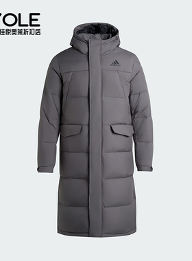 Adidas/阿迪达斯正品V L DOWN PARKA男女连帽保暖羽绒服KF6746