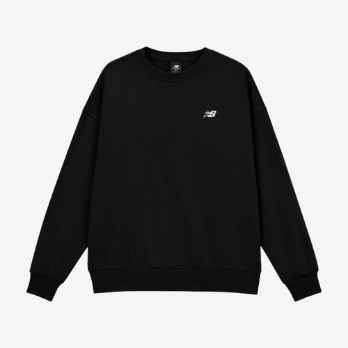 New Balance新百伦正品男款圆领套头休闲运动卫衣AMT33344-BK