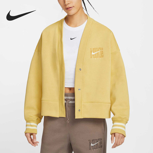 Nike/耐克正品新款女士针织运动宽松时尚夹克外套HJ0947-700