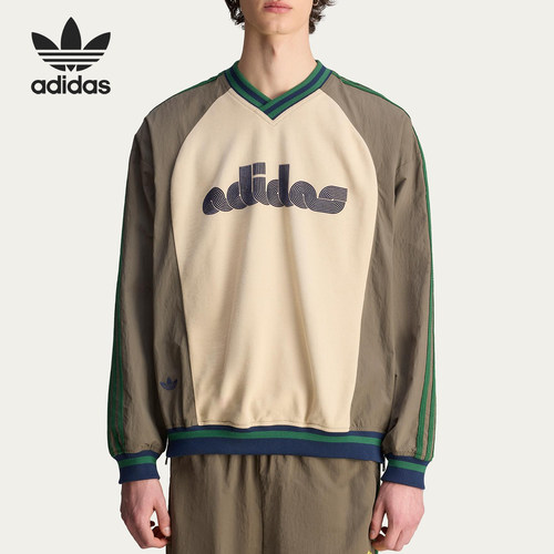 Adidas/阿迪达斯正品男士SS25时尚运动休闲舒适长袖T恤JN7153