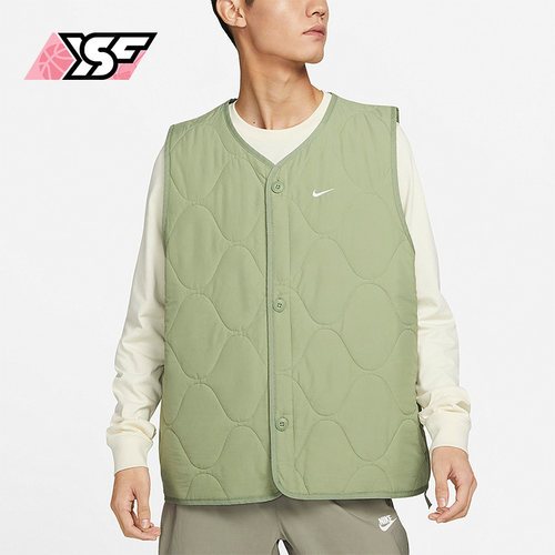 Nike/耐克正品秋冬新款女子运动休闲V领针织马甲FD6402-010