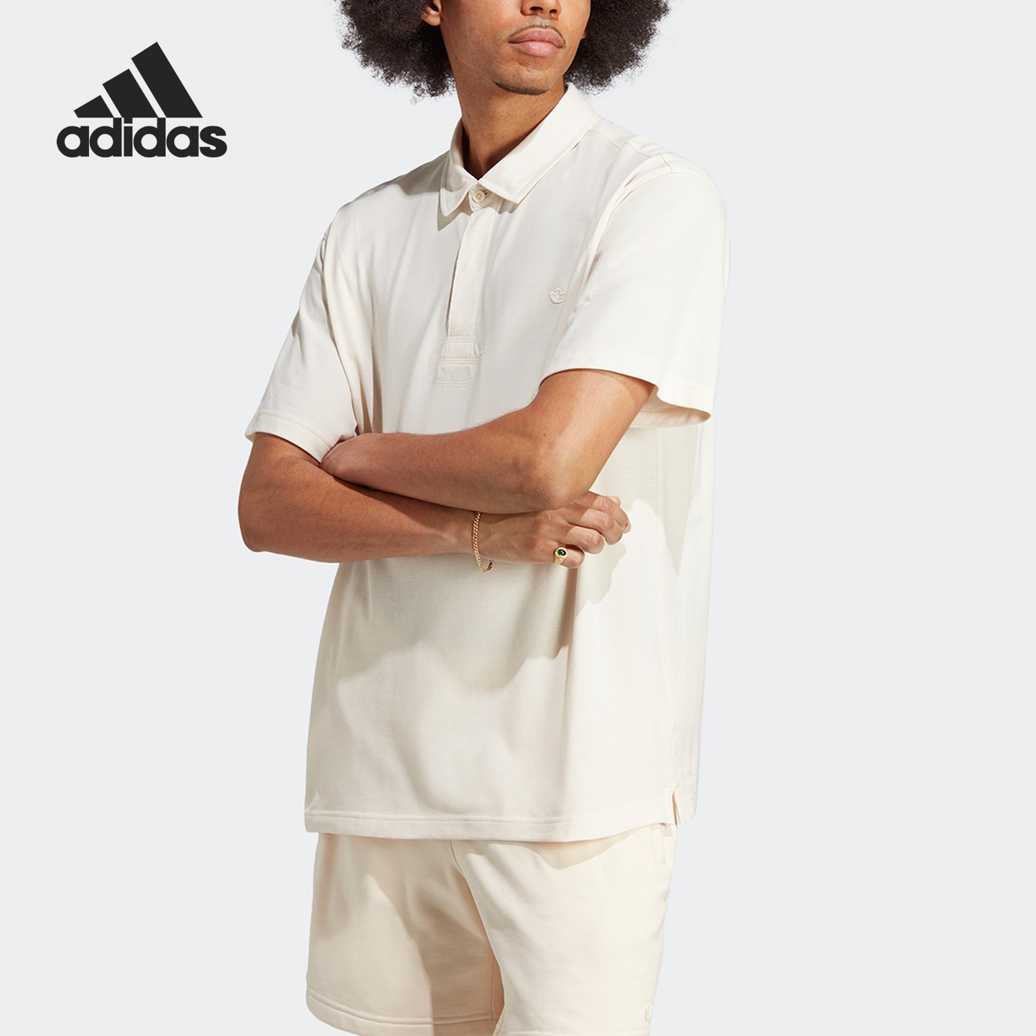 Adidas/阿迪达斯正品三叶草当季新款男子短袖POLOT恤HR2979