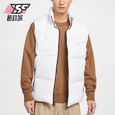 Nike/耐克正品2025冬季男士休闲宽松简约保暖羽绒马甲IH2369-100