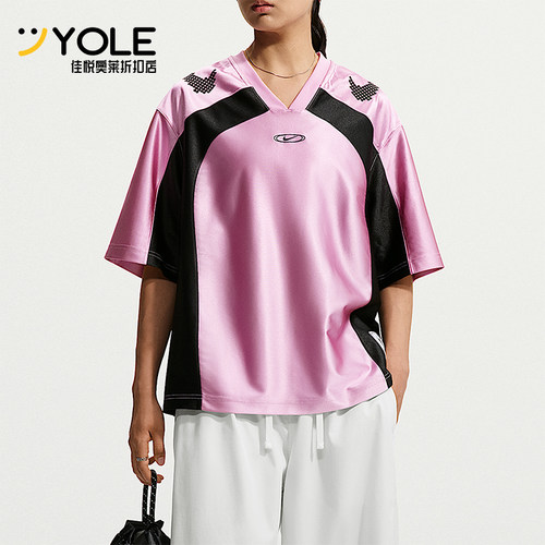 Nike/耐克正品AS W NK STREET GFX女士V头短袖T恤IQ6138-621
