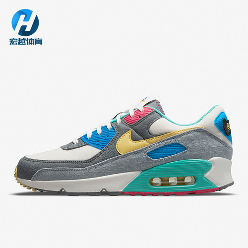 Nike/耐克正品Air Max 90男士运动复古气垫拼接跑步鞋DM8171-001