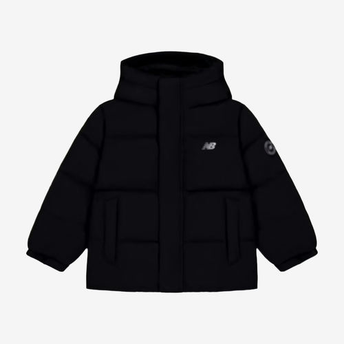 New Balance新百伦正品儿童款连帽保暖轻便舒适羽绒服7PF4E133-BK
