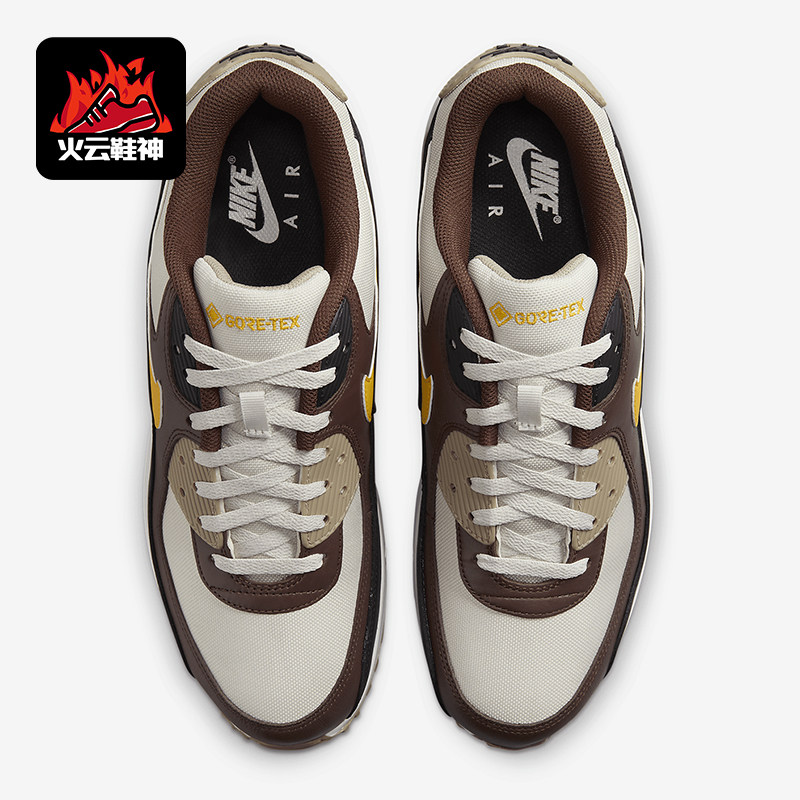 Nike/耐克正品Air Max 90男女低帮拼接气垫减震跑步鞋FD5810-201