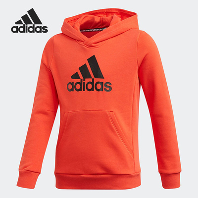 Adidas/阿迪达斯正品 当季新款大童休闲连帽套头衫卫衣 GE0692
