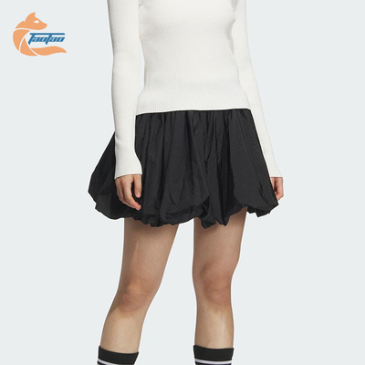 Adidas/阿迪达斯正品2025女士透气经典时尚花苞短裙KD8122