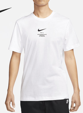 Nike/耐克正品新款男士复古字母圆领宽松短袖T恤DZ2882-100