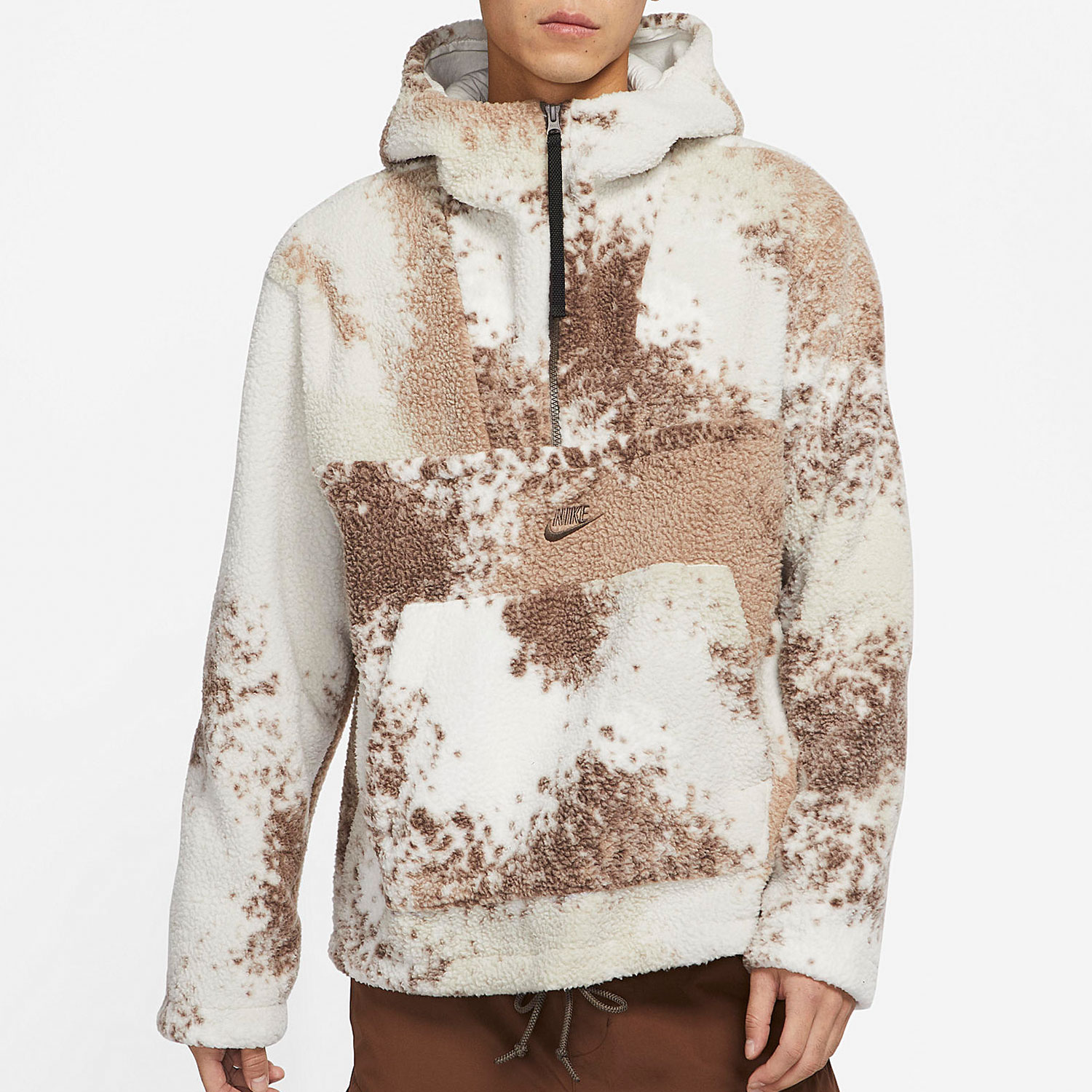 Nike/耐克正品男子休闲保暖舒适连帽宽松拉链运动卫衣DD5010-072