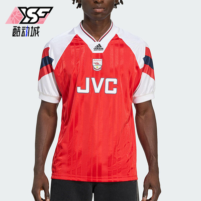 Adidas/阿迪达斯正品阿森纳男士复古足球运动透气短袖T恤KE3906