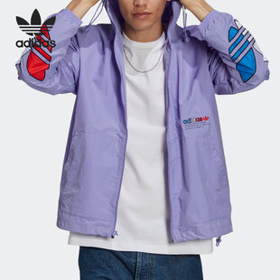 Adidas 2026夏男子连帽宽松休闲运动外套GN3560 阿迪达斯正品