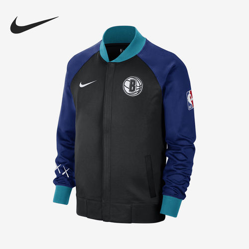 Nike/耐克正品Dri-FIT NBA布鲁克林篮网队男士夹克FB3498-010