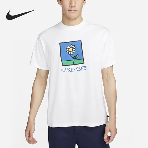 Nike/耐克正品夏季训练休闲圆领男子运动短袖T恤FB8139-100