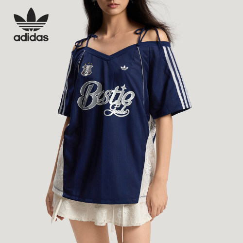 Adidas/阿迪达斯正品三叶草BLKJERSEYW新款女经典短袖T恤KU4756