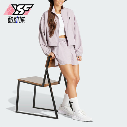 Adidas/阿迪达斯正品时尚休闲透气夏季女士宽松运动套装IS0918