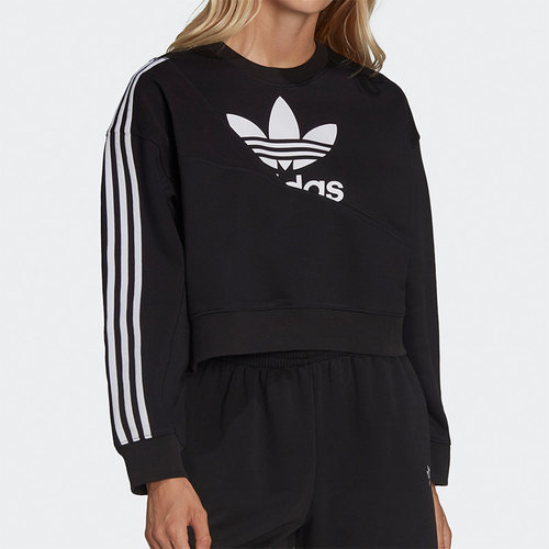 Adidas/阿迪达斯正品三叶草休闲女子时尚潮流运动卫衣 HC4622