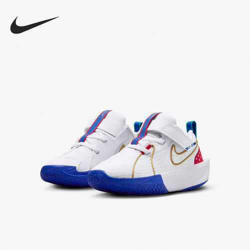 Nike/耐克正品当季新款儿童透气耐磨低帮篮球鞋FJ7011-100