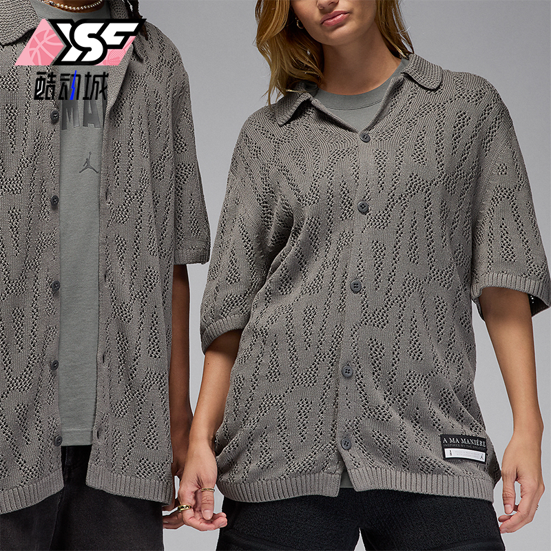 耐克男女同款运动休闲短袖针织衫