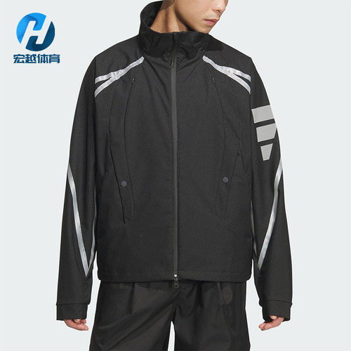 Adidas/阿迪达斯正品FOS REFL WVN JK男士运动梭织宽松外套KF0690