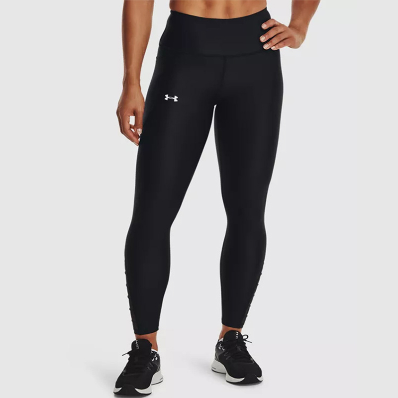 UA/安德玛正品2025新款女子运动训练跑步紧身九分裤1365758-001