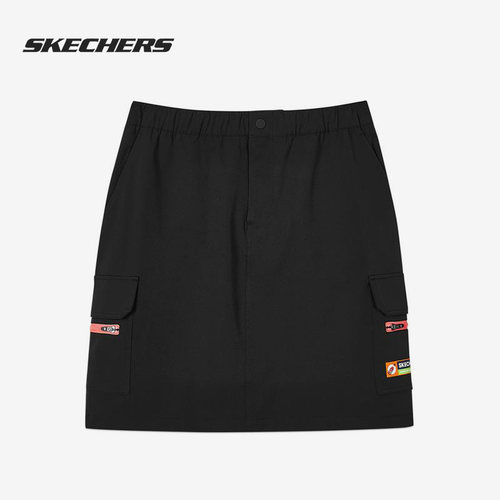 Skechers/斯凯奇正品夏季新款女子休闲运动半身裙 L221W123