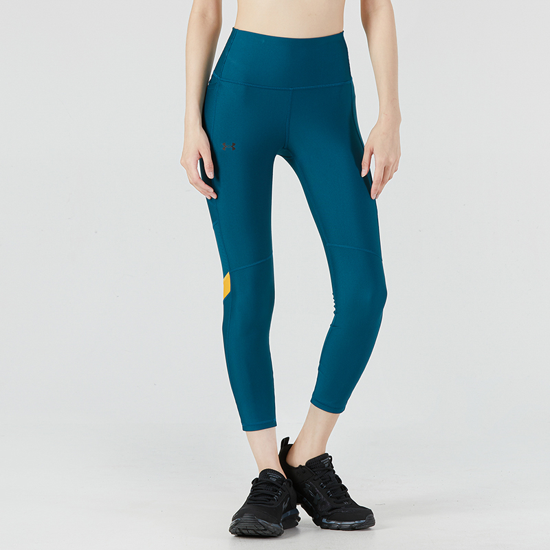 UA/安德玛正品2025新款女子瑜伽健身训练运动紧身长裤1373938-716