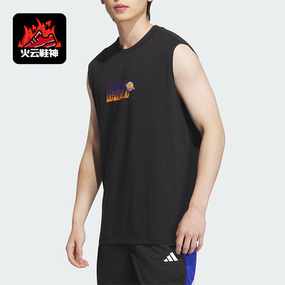 Adidas/阿迪达斯正品BB GRAPHIC TANK男士经典无袖篮球背心KC0310