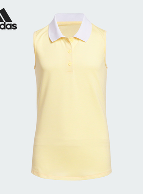 Adidas/阿迪达斯正品新款大童透气高尔夫运动无袖上衣IU3499