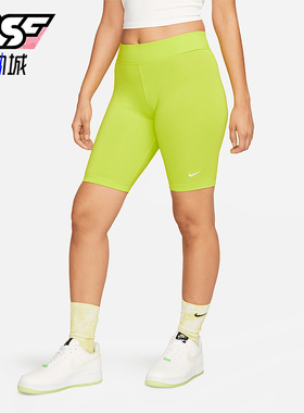 Nike/耐克正品夏季新款女士跑步训练骑行紧身短款CZ8527-321