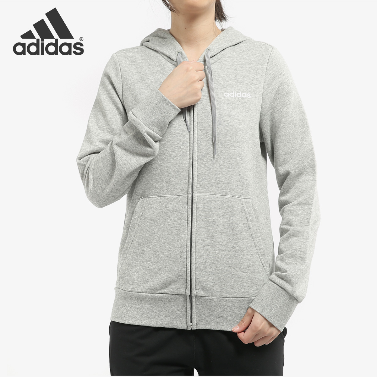 阿迪达斯女子连帽运动外套