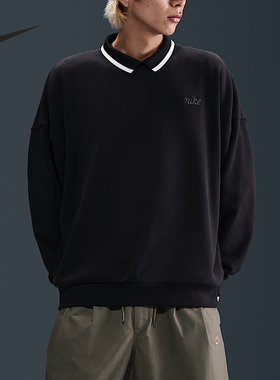 Nike/耐克正品Club 男士Oversize 风套头圆领卫衣IB8360-010