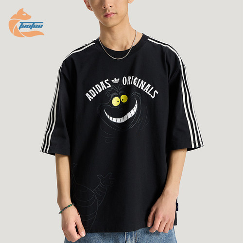 Adidas/阿迪达斯正品三叶草男女圆领舒适运动短袖T恤KX5312
