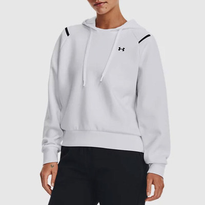 UA/安德玛正品Unstoppable女子训练运动连帽套头卫衣1379843-100