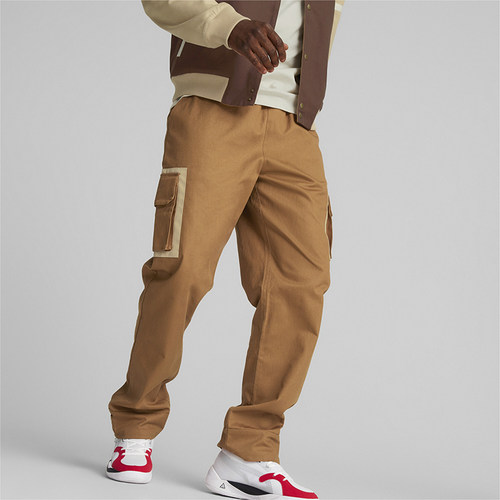 Puma/彪马正品男士舒适时尚复古简约直筒休闲长裤536834-01