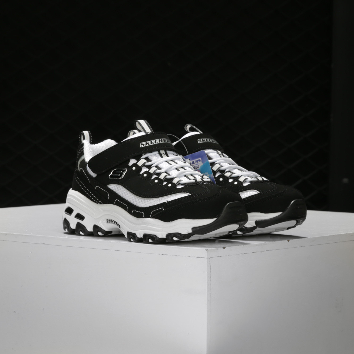 Skechers/斯凯奇正品男女儿童运动老爹鞋小白鞋 经典亲子熊猫鞋