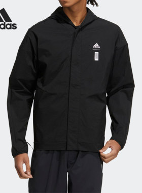Adidas/阿迪达斯正品新款男子运动连帽休闲外套HE5145