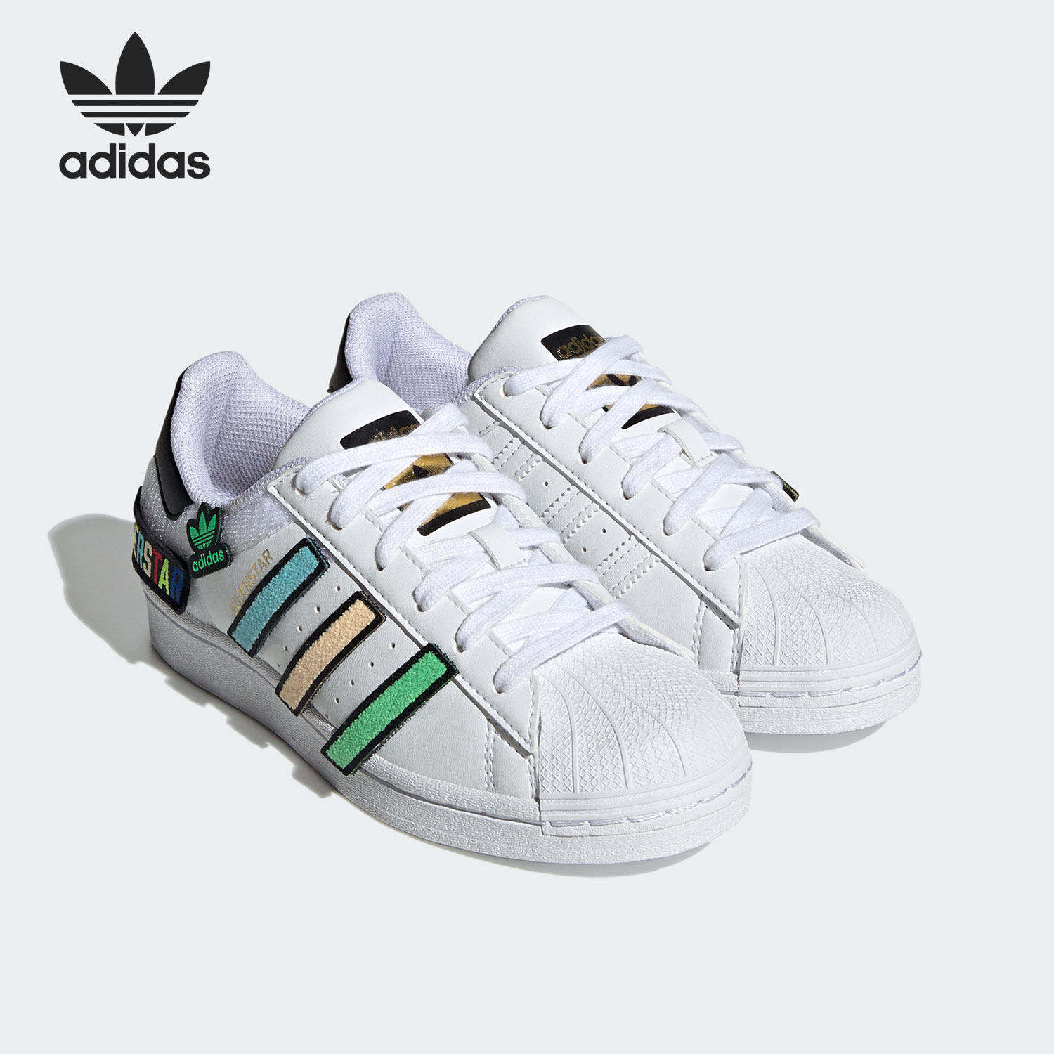 Adidas/阿迪达斯正品三叶草2021女子GS大童运动休闲鞋Q47342,童鞋/婴儿鞋/亲子鞋,运动鞋,淘宝优惠券,粉丝福利购,淘宝优惠卷