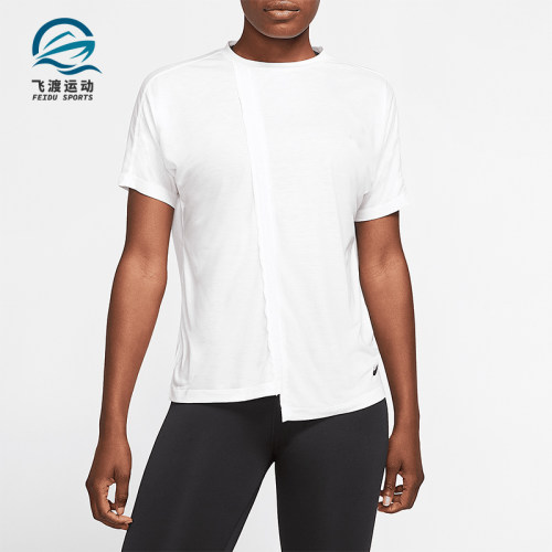 Nike/耐克正品休闲女士运动套头圆领简约短袖T恤BV3168-100