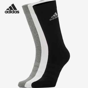 三双装 男女透气中筒运动袜 GC7317 阿迪达斯正品 Adidas