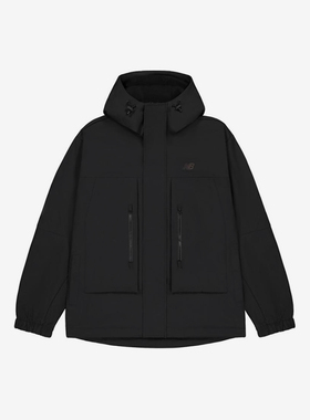 New Balance/NB正品2025新款男女舒适加绒梭织夹克AMJ51322-BK