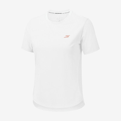 Skechers斯凯奇正品PERFORMANCE女短袖运动T恤P326W038-0019