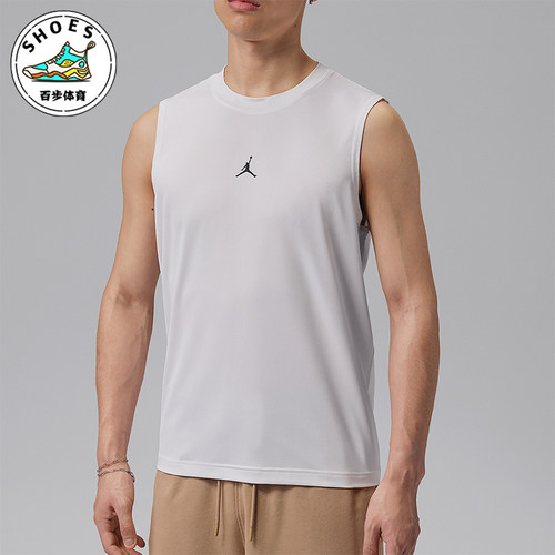 Nike/耐克正品JORDAN男士舒爽透气简约经典日常背心T恤IF0890-100