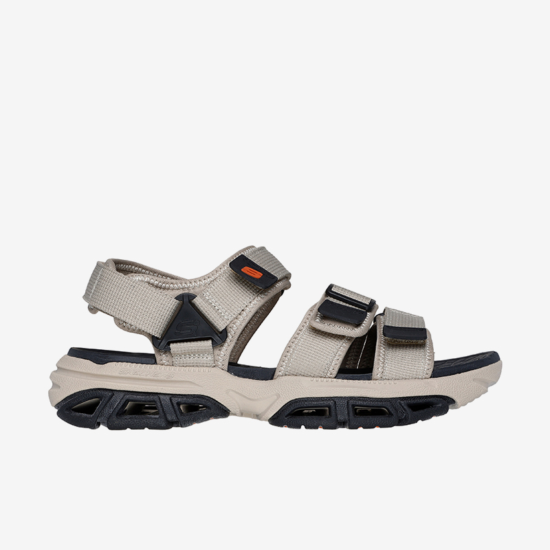Skechers/斯凯奇正品2024夏季新款男士轻便舒适耐磨休闲凉鞋