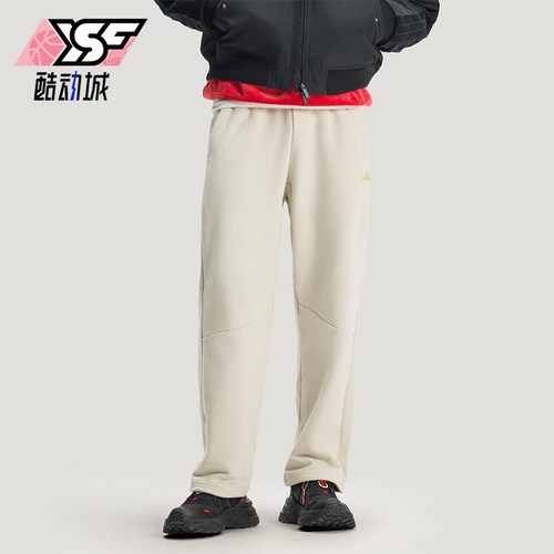 Adidas/阿迪达斯正品NYR FT KN PNT男士系带针织运动直筒裤KE4066
