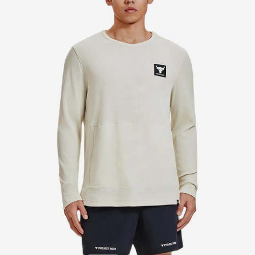 UA/安德玛正品Rock强森Authentic男士圆领运动套头衫1380536-273