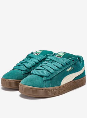 Puma/彪马正品SuedeXL新款男女绿白色柔软经典休闲板鞋395205-82
