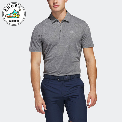 Adidas/阿迪达斯正品夏季男士透气印花运动休闲翻领POLO衫IA5449